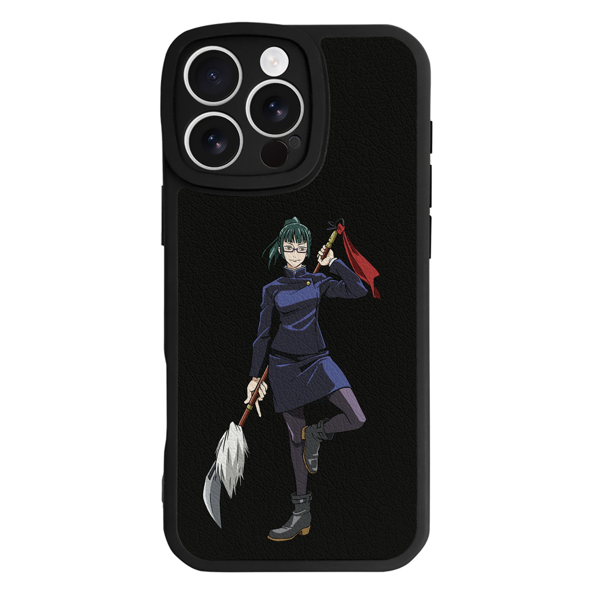 （画像用） 呪術廻戦 Jujutsu Kaisen 【iPhone 16シリーズ対応】シリコンスマホケース（レザー調） 材質：シリコン